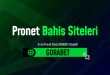 Pronet Bahis Siteleri